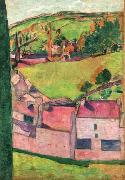 Emile Bernard Vue de Pont Aven oil painting on canvas